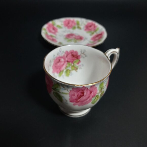 Bell Lady Alexander Rose Tea Cup Saucer Set English Bone China Floral Vintage - Picture 8 of 16